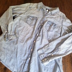 Torrid Denin Button down shirt
